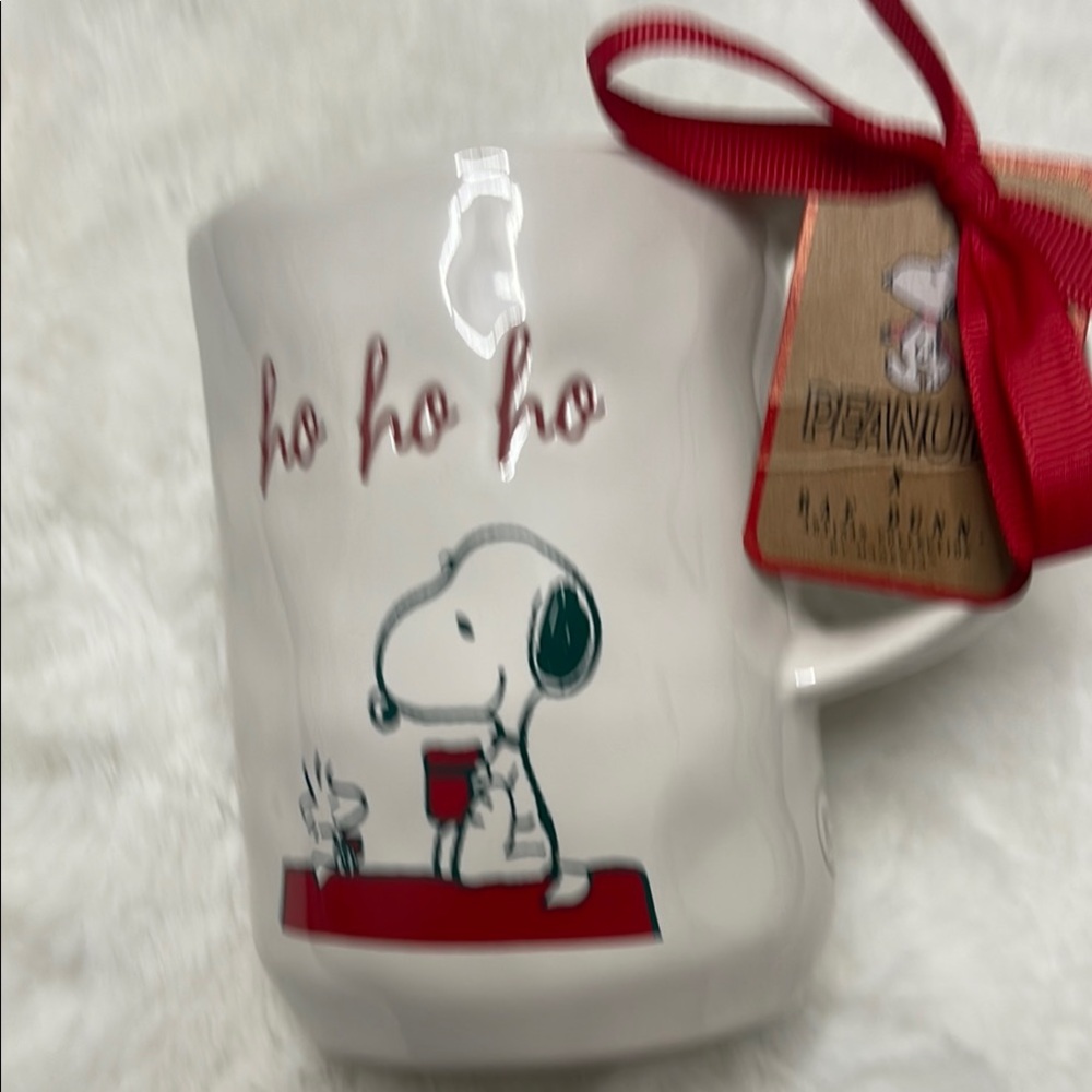 Peanuts Holiday Mug - White and Red
